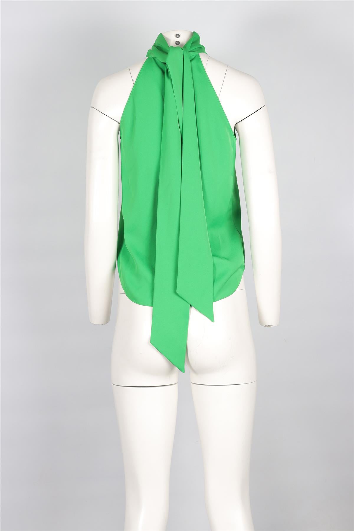 ME+EM GREEN CREPE TOP UK 8