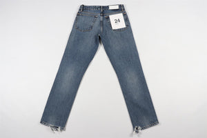 RE/DONE BLUE STRAIGHT LEG JEANS W24