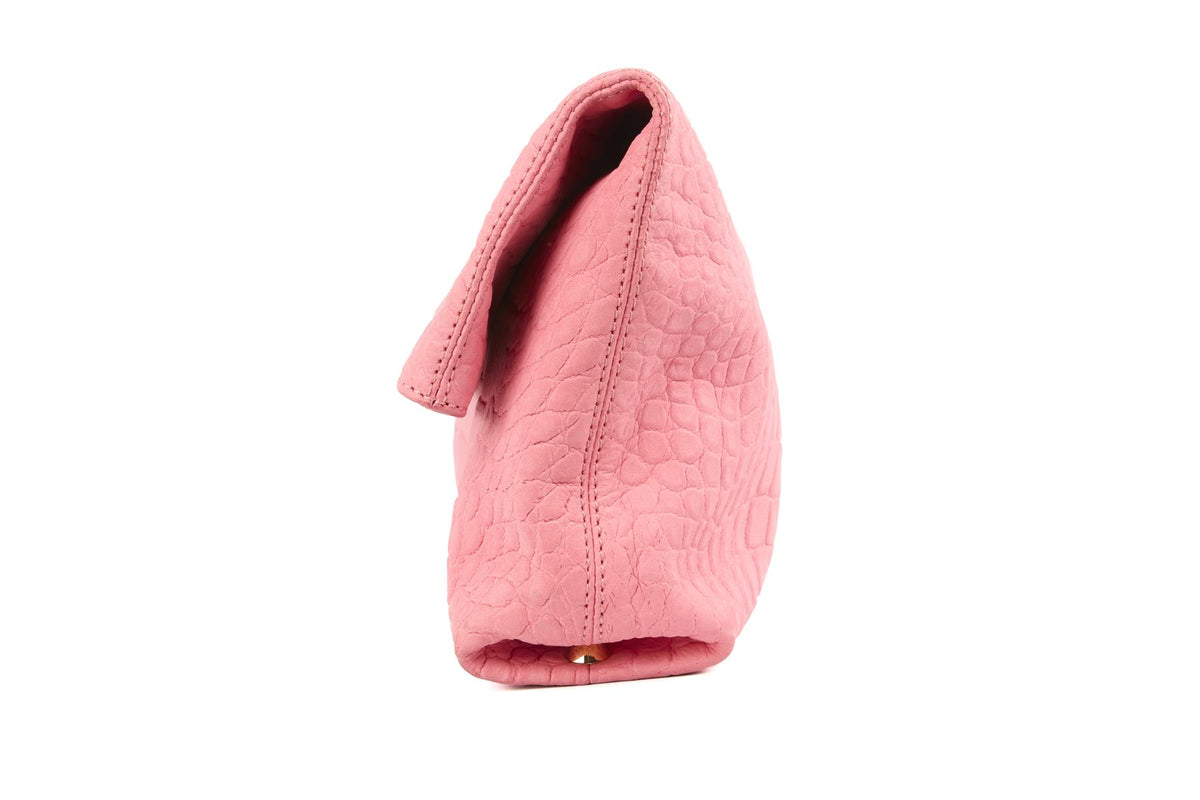 EMILIO PUCCI PINK NUBUCK CLUTCH