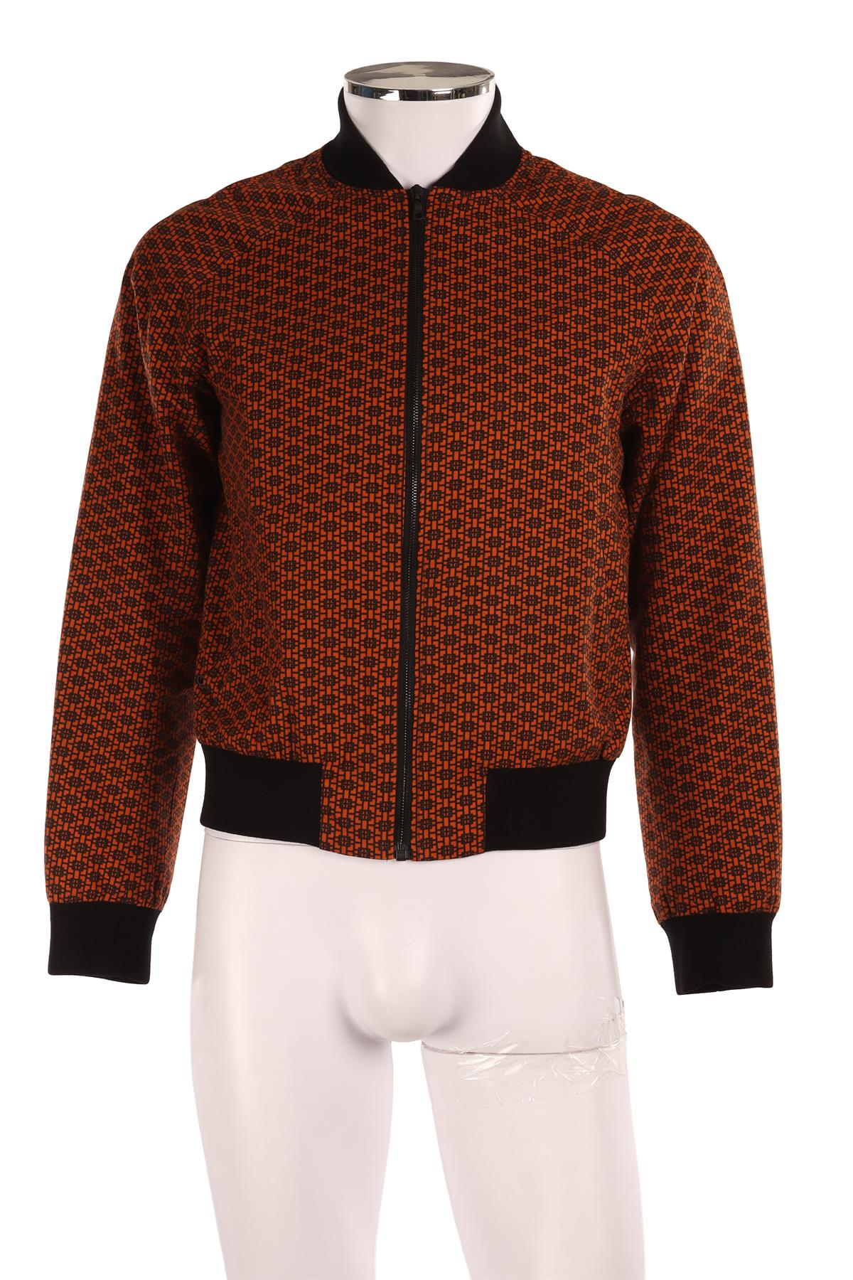 OZWALD BOATENG ORANGE MEN'S COTTON JACKET MEDIUM