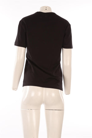 PUCCI BLACK COTTON T-SHIRT MEDIUM