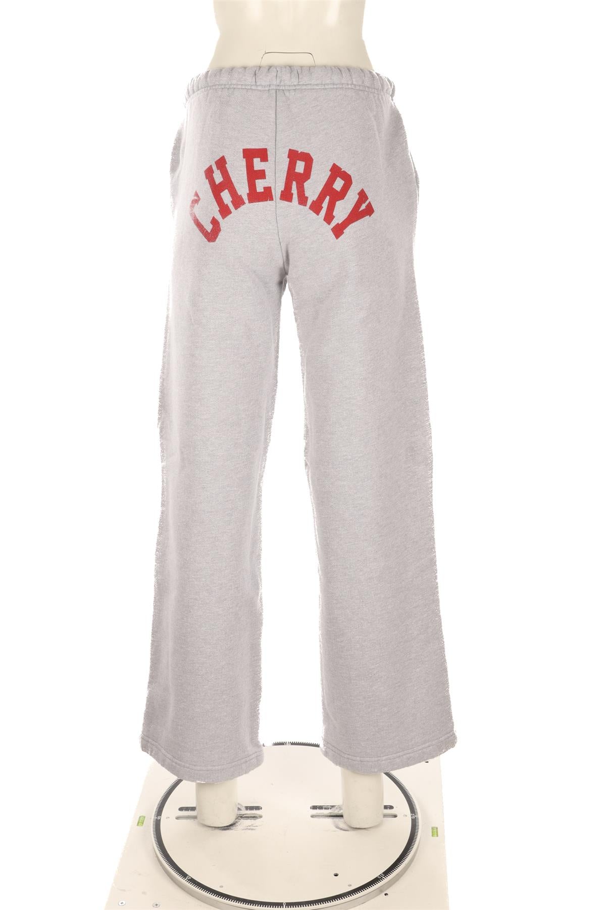 CHERRY LOS ANGELES GREY COTTON TRACK PANTS XSMALL
