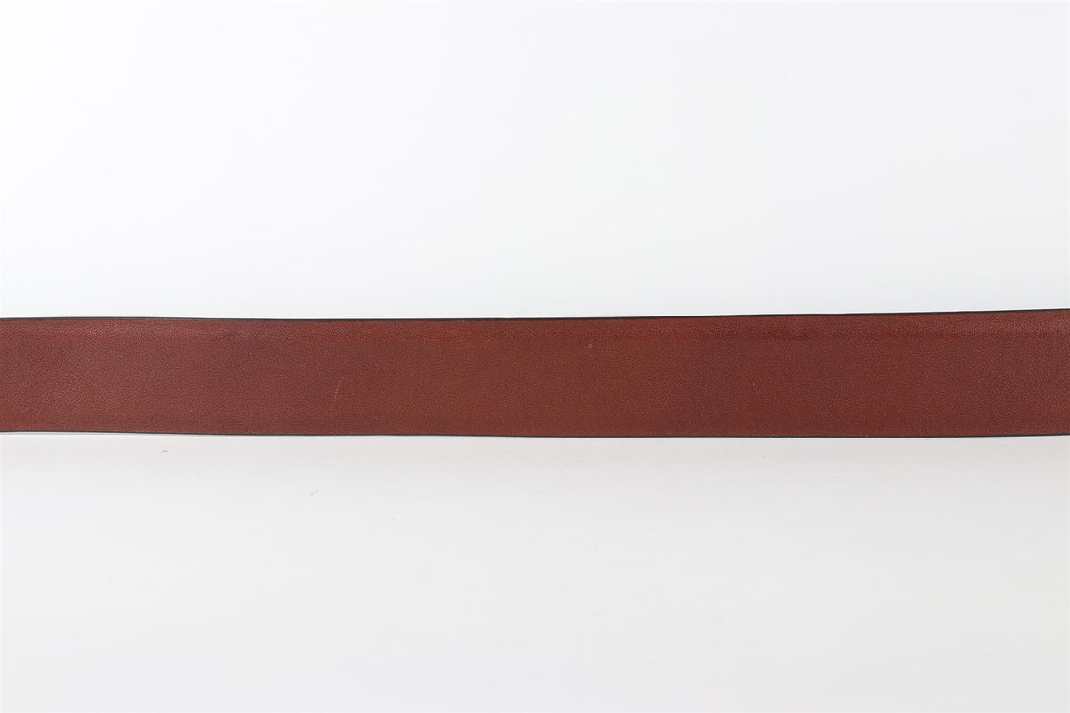 MAISON MARGIELA BROWN MEN'S LEATHER BELT