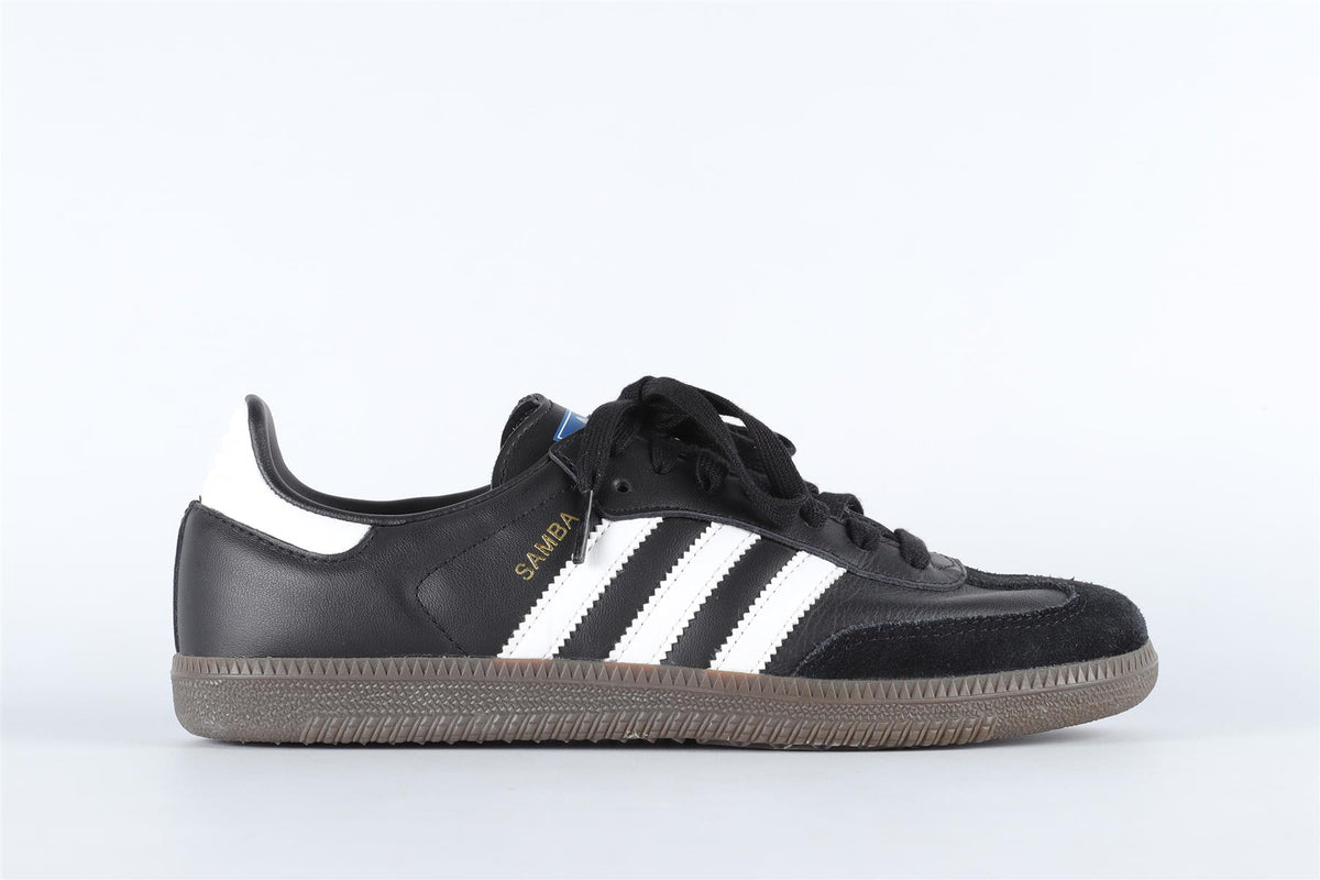 ADIDAS BLACK SAMBA CORE BLACK CLOUD WHITE SNEAKERS EU 39 1/3 UK 6 US 6.5