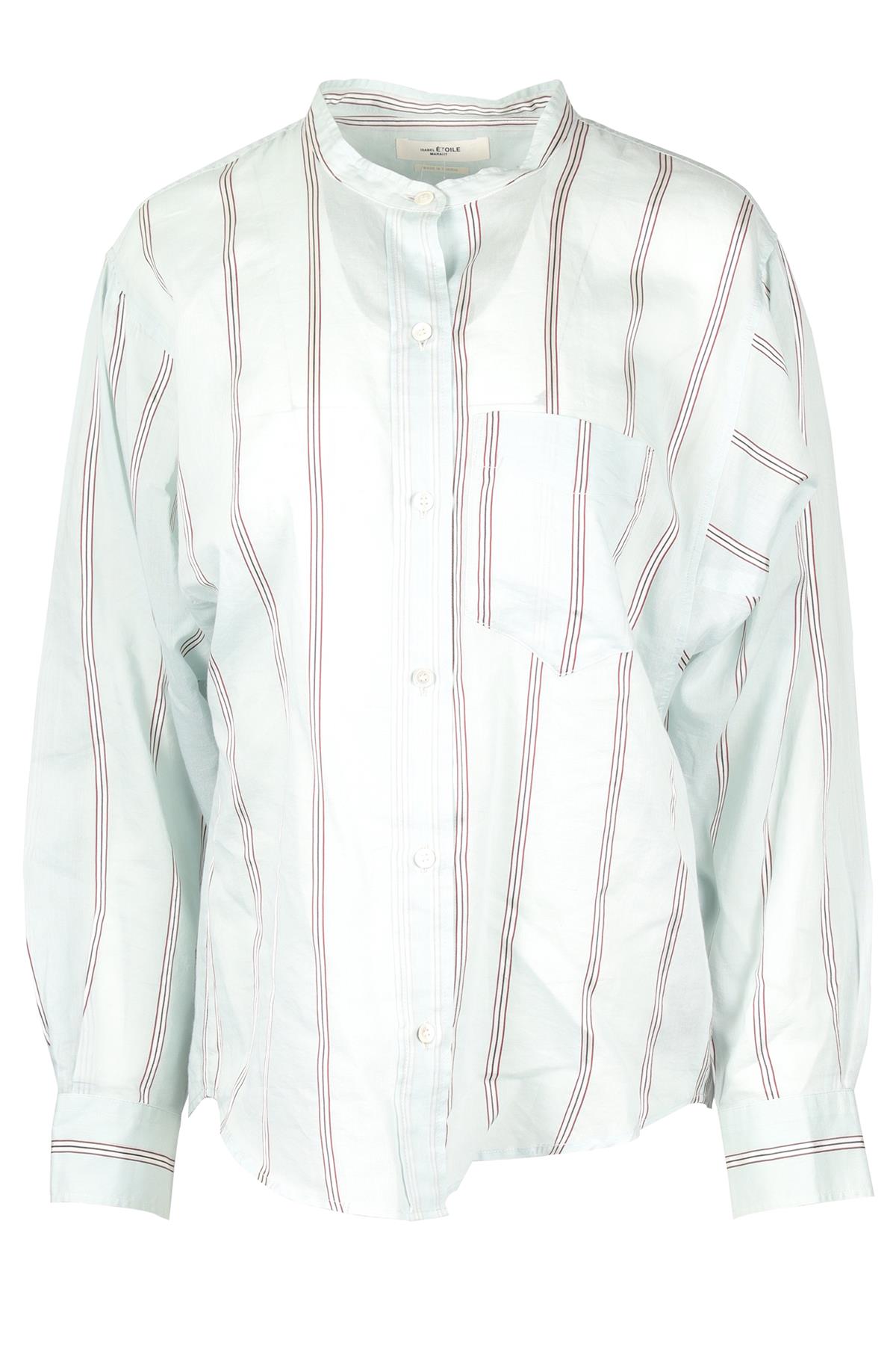 ISABEL MARANT ÉTOILE BLUE COTTON SHIRT FR 34 UK 6