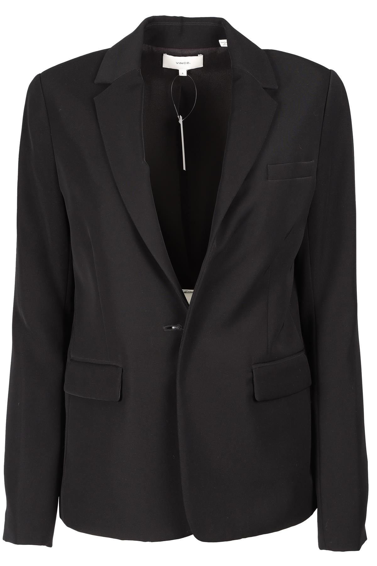 VINCE BLACK CREPE BLAZER US 6 UK 10