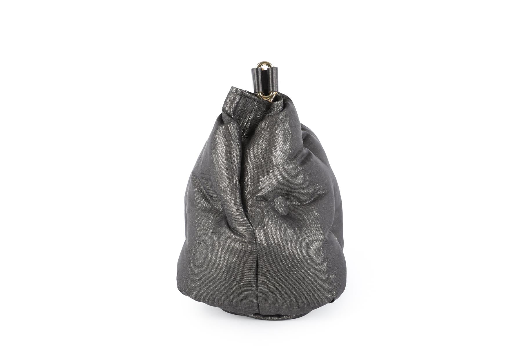 MAISON MARGIELA NAVY GLAM SLAM FABRIC CLUTCH
