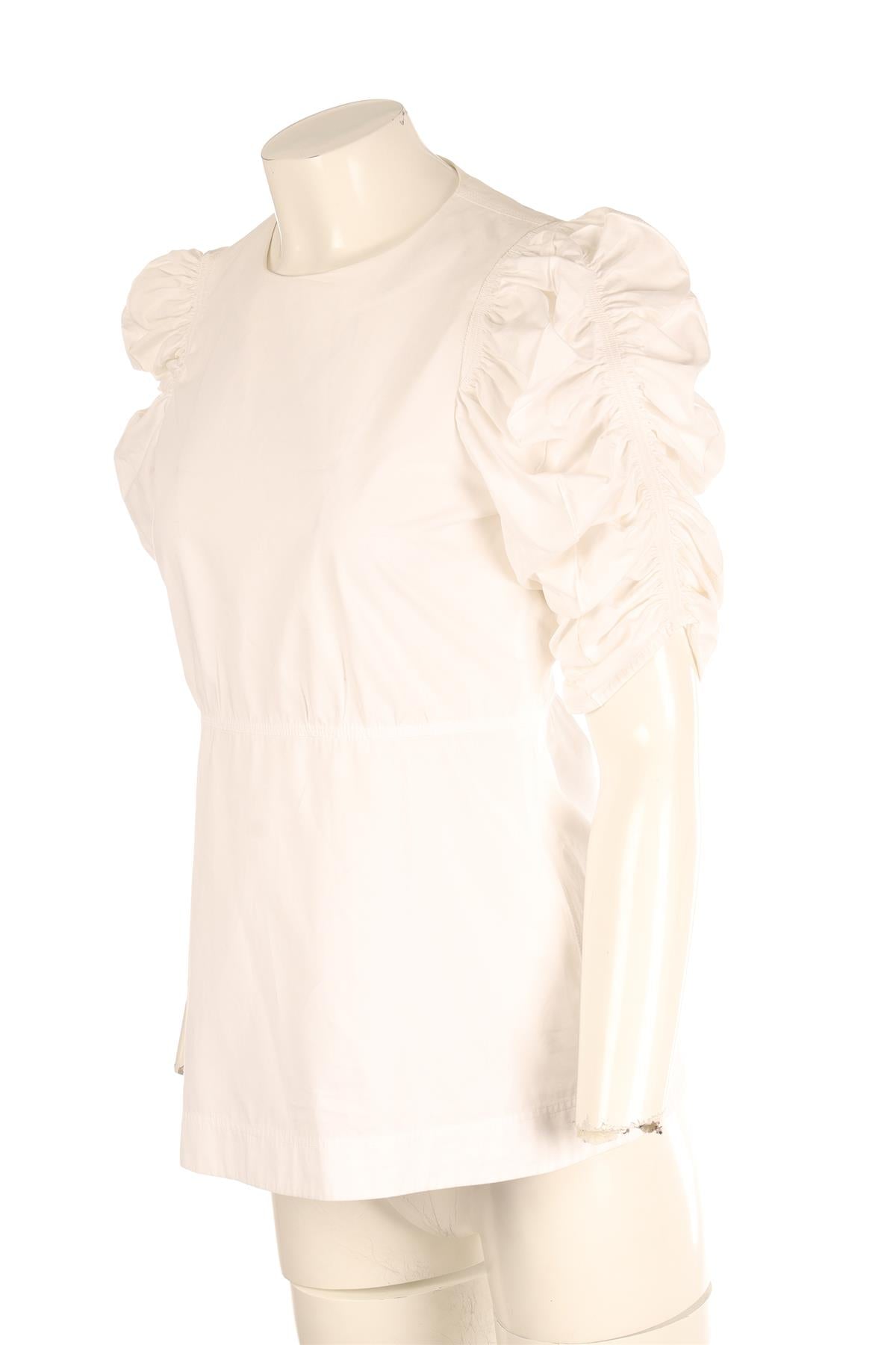 CELINE WHITE COTTON TOP FR 38 UK 10