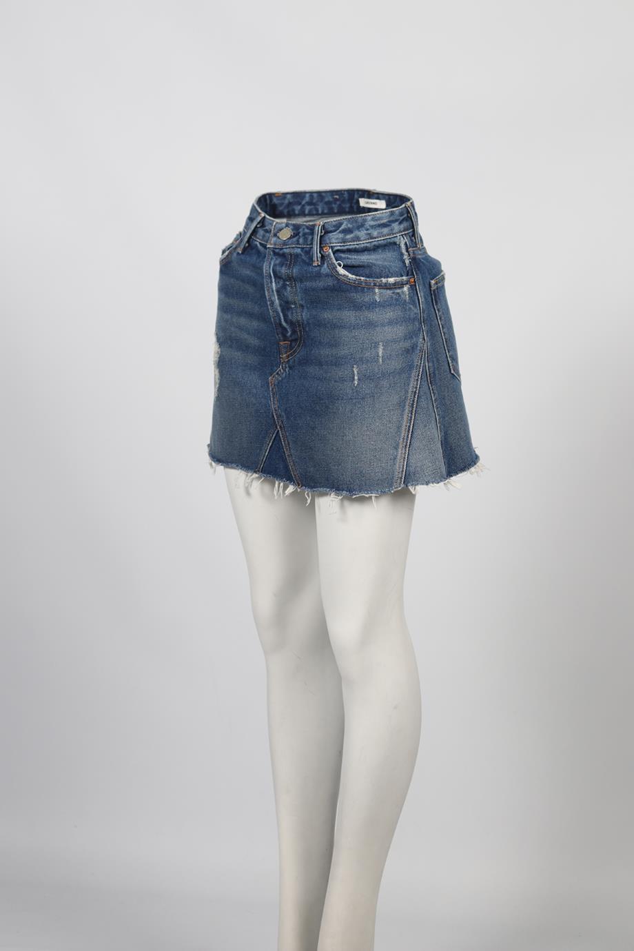 GRLFRND DENNIM MINI SKIRT W25 UK 6-8