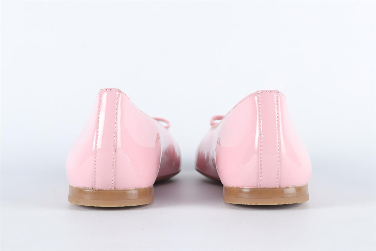 DOLCE & GABBANA PINK KIDS GIRLS LEATHER BALLERINA FLATS EU 33 UK 1 US 2