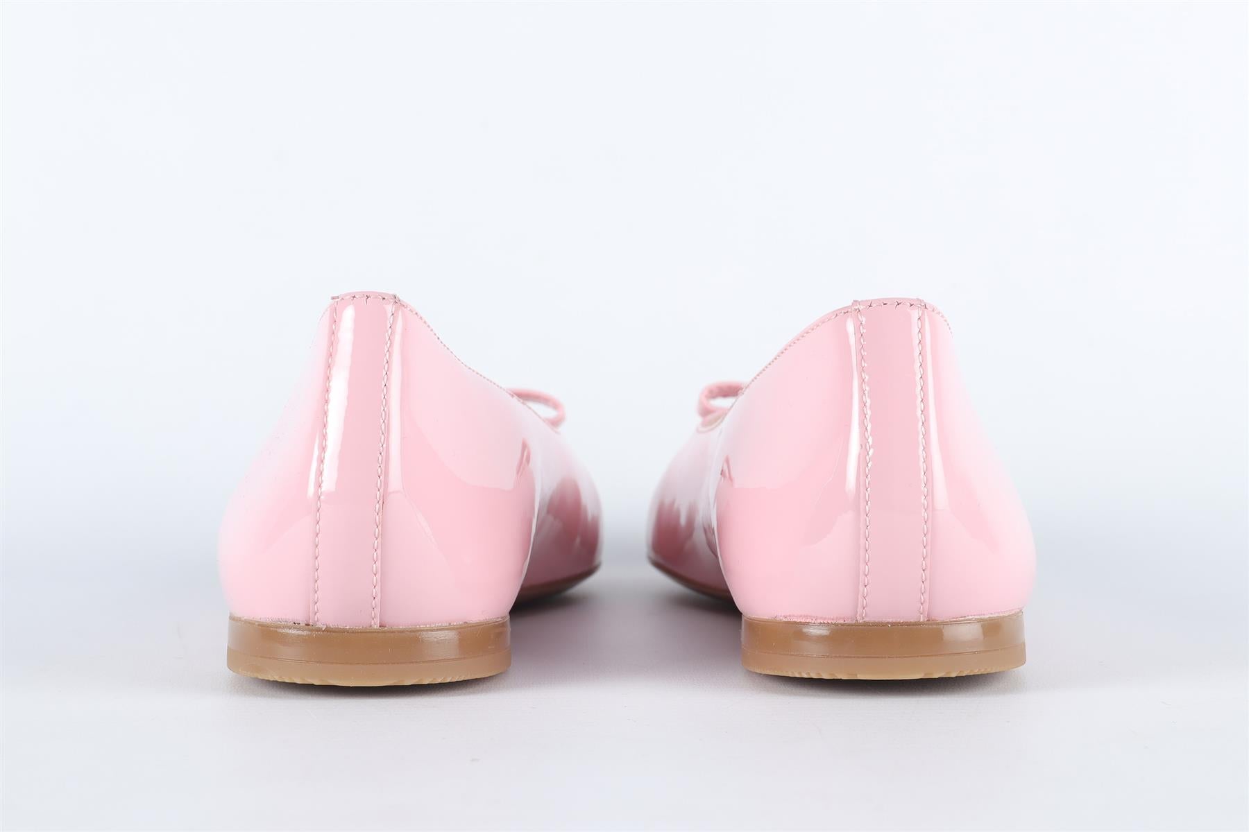 DOLCE & GABBANA PINK KIDS GIRLS LEATHER BALLERINA FLATS EU 33 UK 1 US 2