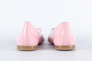 DOLCE & GABBANA PINK KIDS GIRLS LEATHER BALLERINA FLATS EU 33 UK 1 US 2