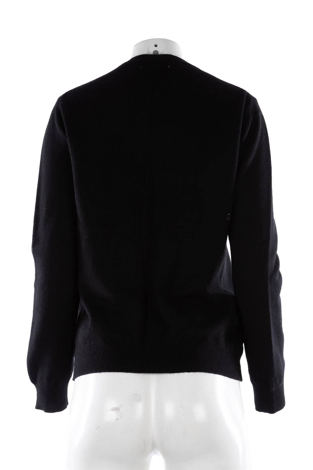 CHINTI & PARKER BLACK CASHMERE SWEATER MEDIUM