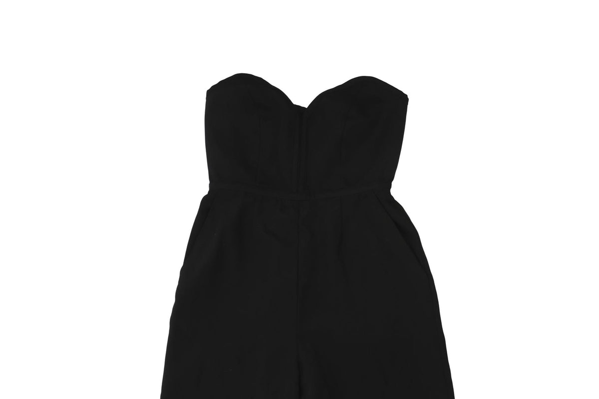MARA HOFFMAN BLACK TENCEL JUMPSUIT US 0 UK 4