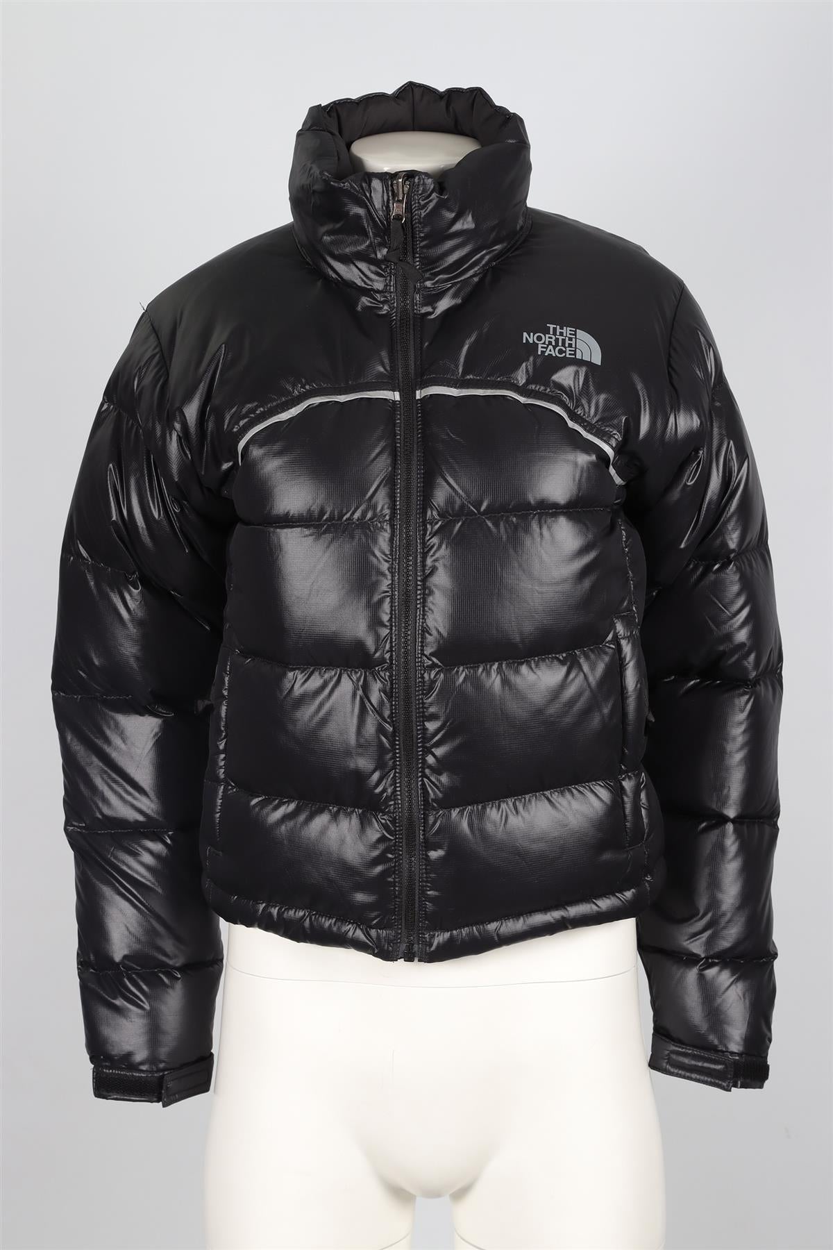 THE NORTH FACE BLACK PADDED DOWN JACKET SMALL