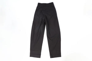 ISABEL ETOILE MARANT BLACK COTTON TAPERED PANTS FR 34 UK 8
