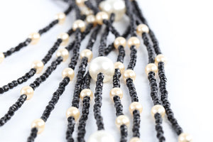 MARIA CALDERARA BLACK PEARL NECKLACE
