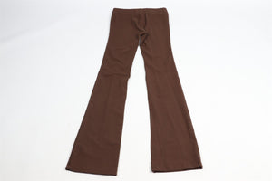 SPRWMN BROWN JERSEY LEGGINGS XSMALL