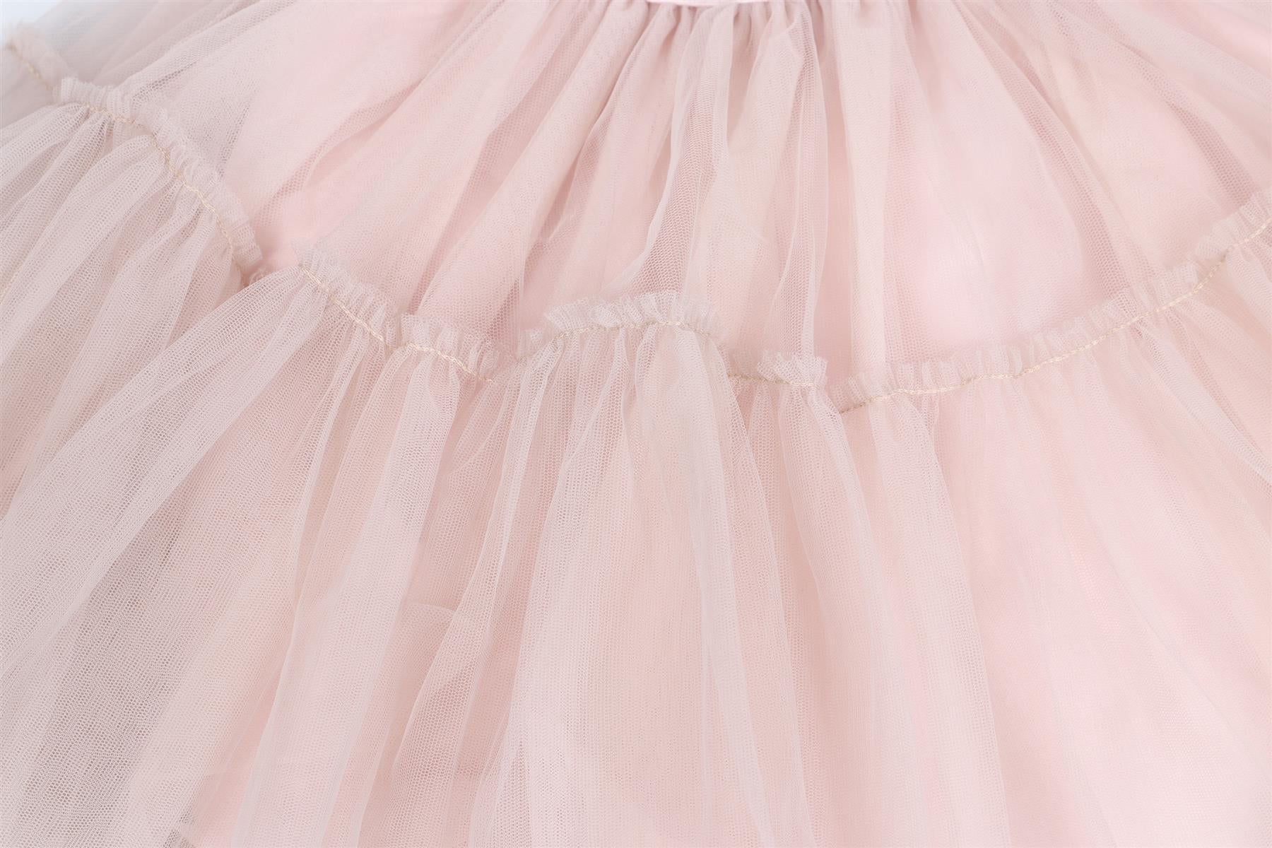 MONNALISA PINK KIDS GIRLS TULLE SKIRT 6 YEARS