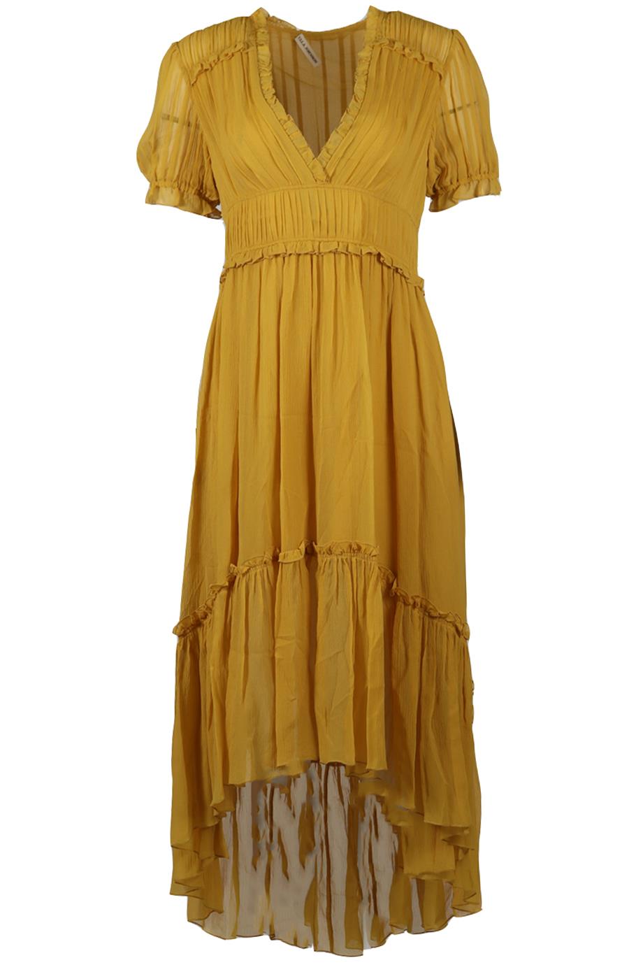 ULLA JOHNSON SILK MAXI DRESS US 6 UK 10