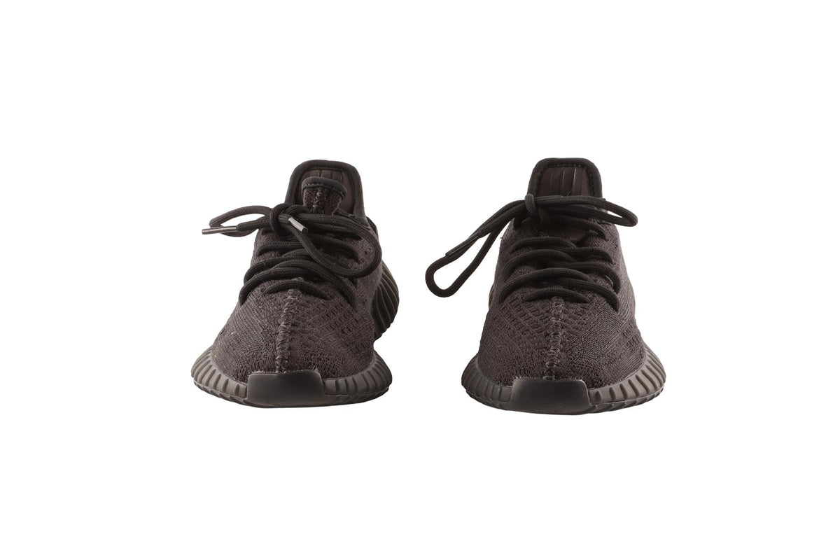 ADIDAS YEEZY BLACK KIDS BOYS BOOST 350 V2 ONYX SNEAKERS UK 4 US 4.5 EU 36 2/3