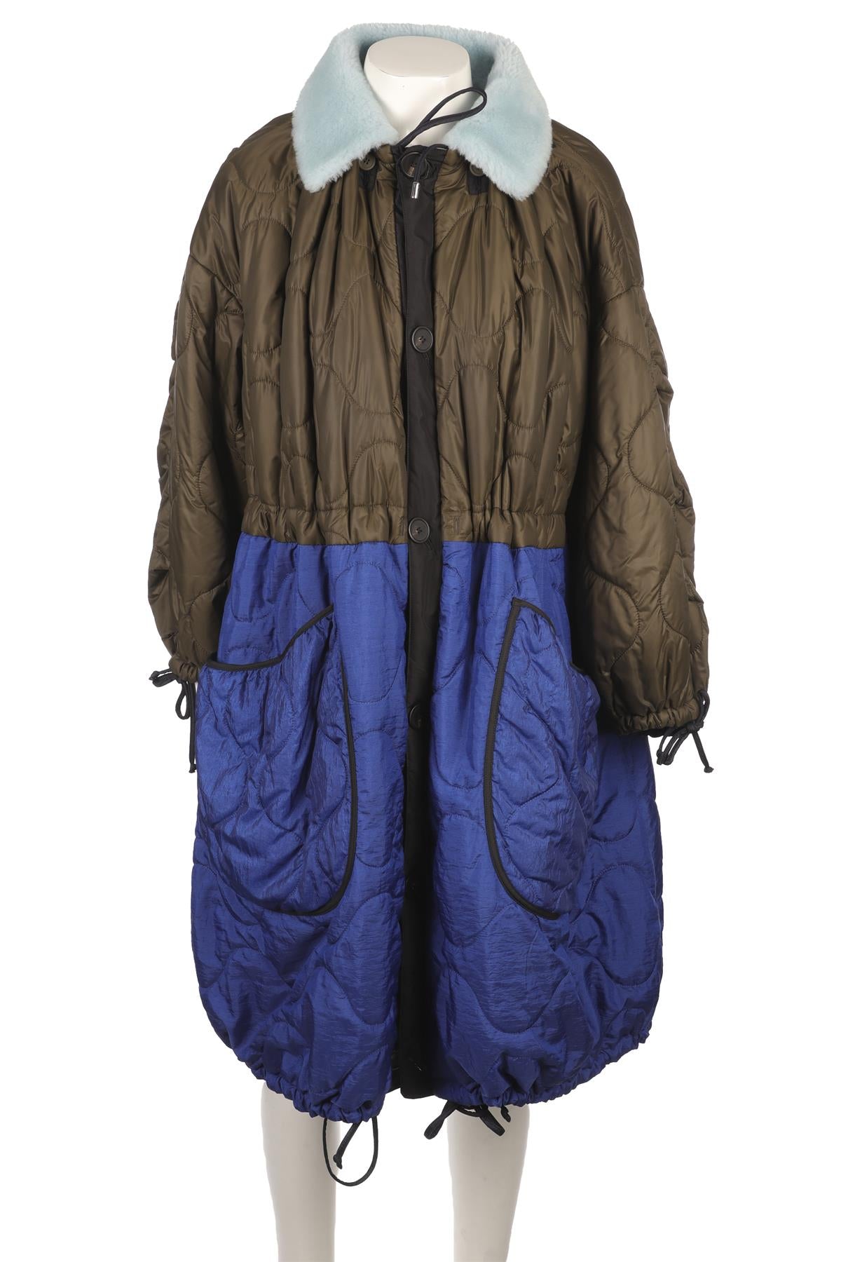 MARFA STANCE GREEN PADDED SHELL COAT XSMALL-SMALL