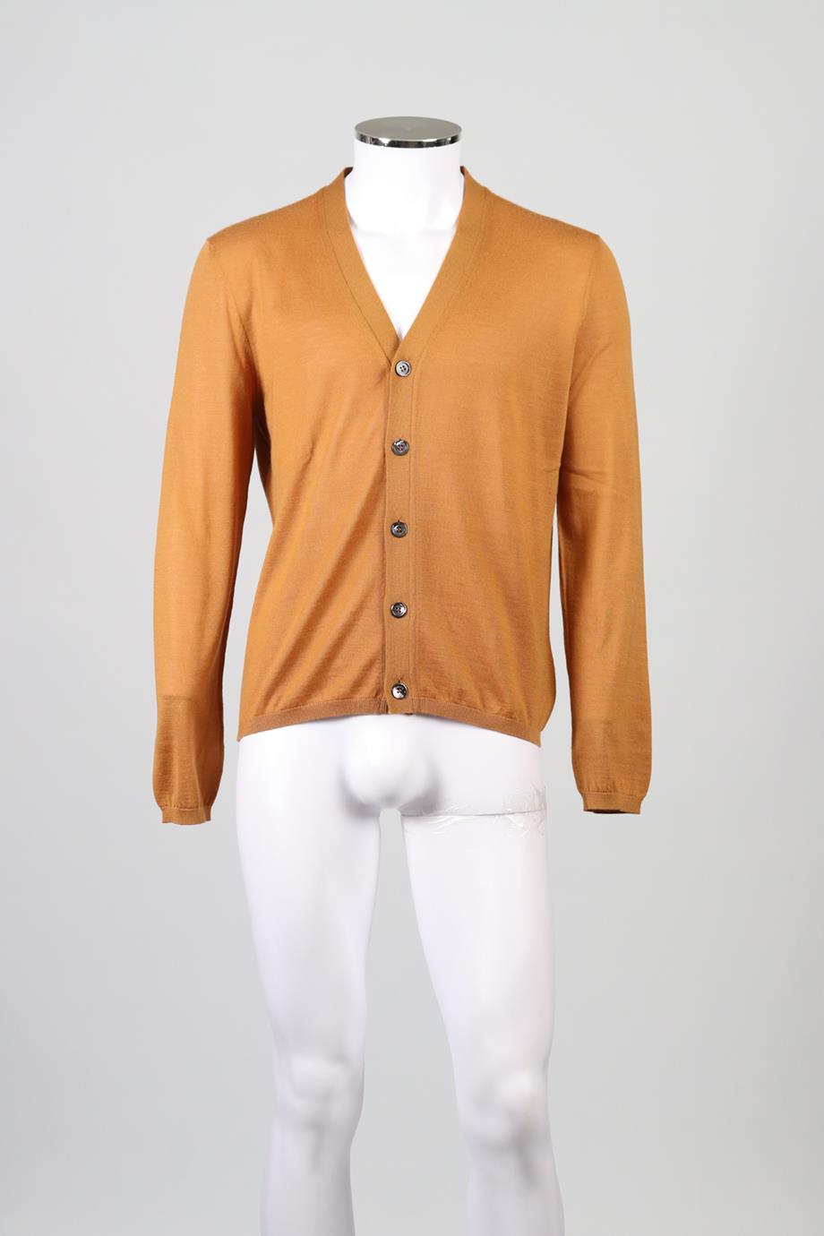 GUCCI MEN'S CASHMERE CARDIGAN LARGE