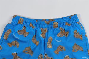 PALM ANGELS BLUE KIDS BOYS SWIM SHORTS 8 YEARS