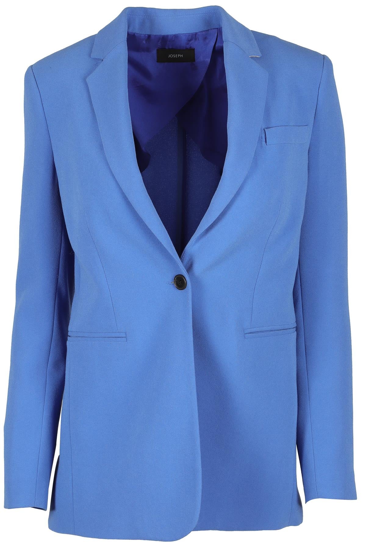 JOSEPH BLUE CREPE BLAZER IT 36 UK 4
