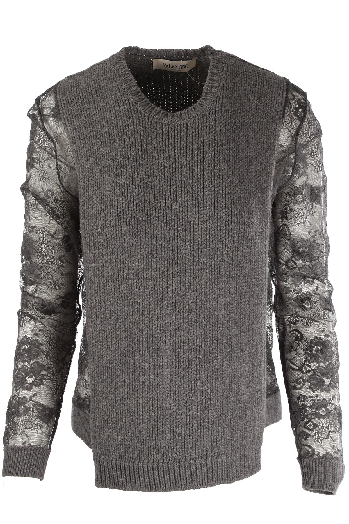 VALENTINO GREY WOOL SWEATER SMALL