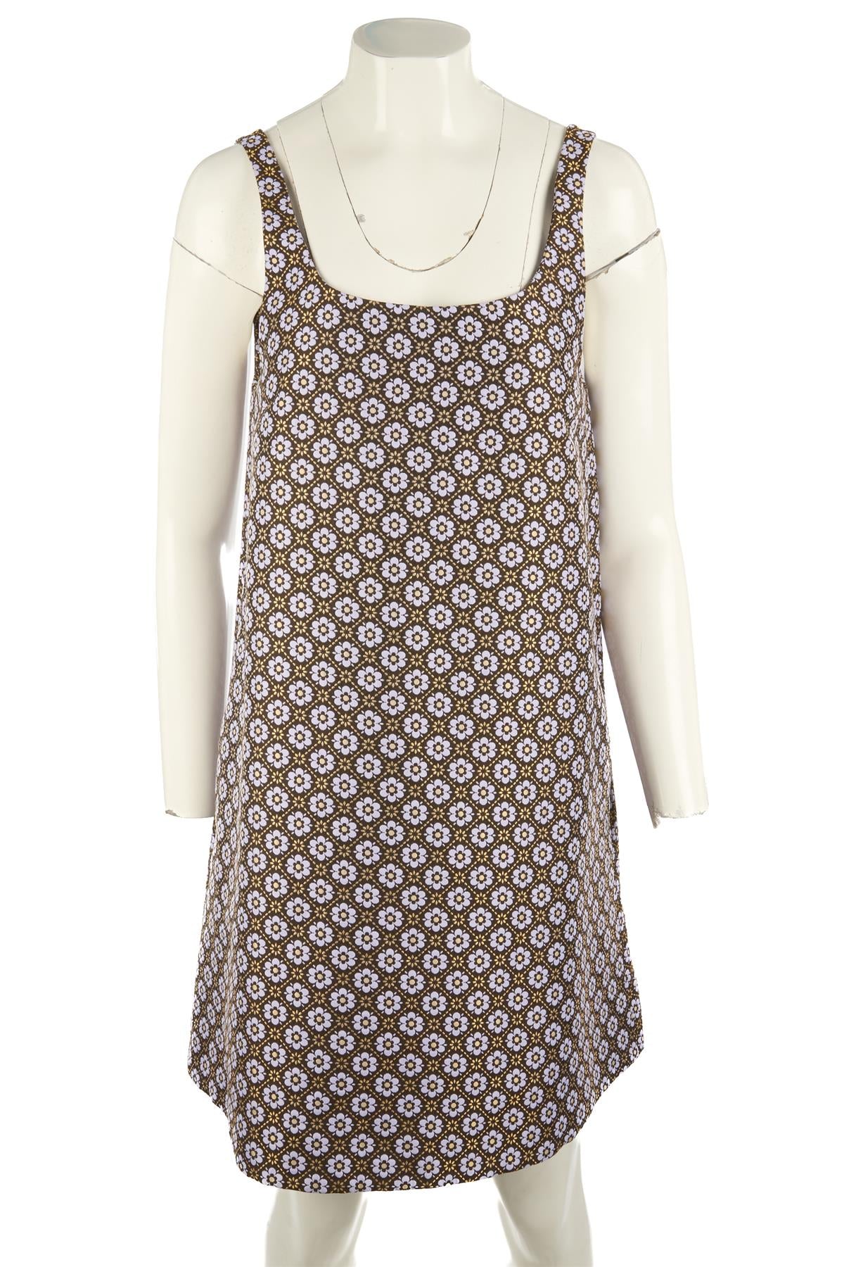 PAUL & JOE BROWN COTTON MINI DRESS FR 38 UK 10