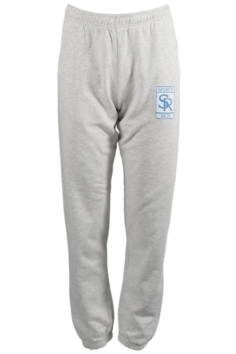 SPORTY AND RICH COTTON BLEND TRACK PANTS SMALL