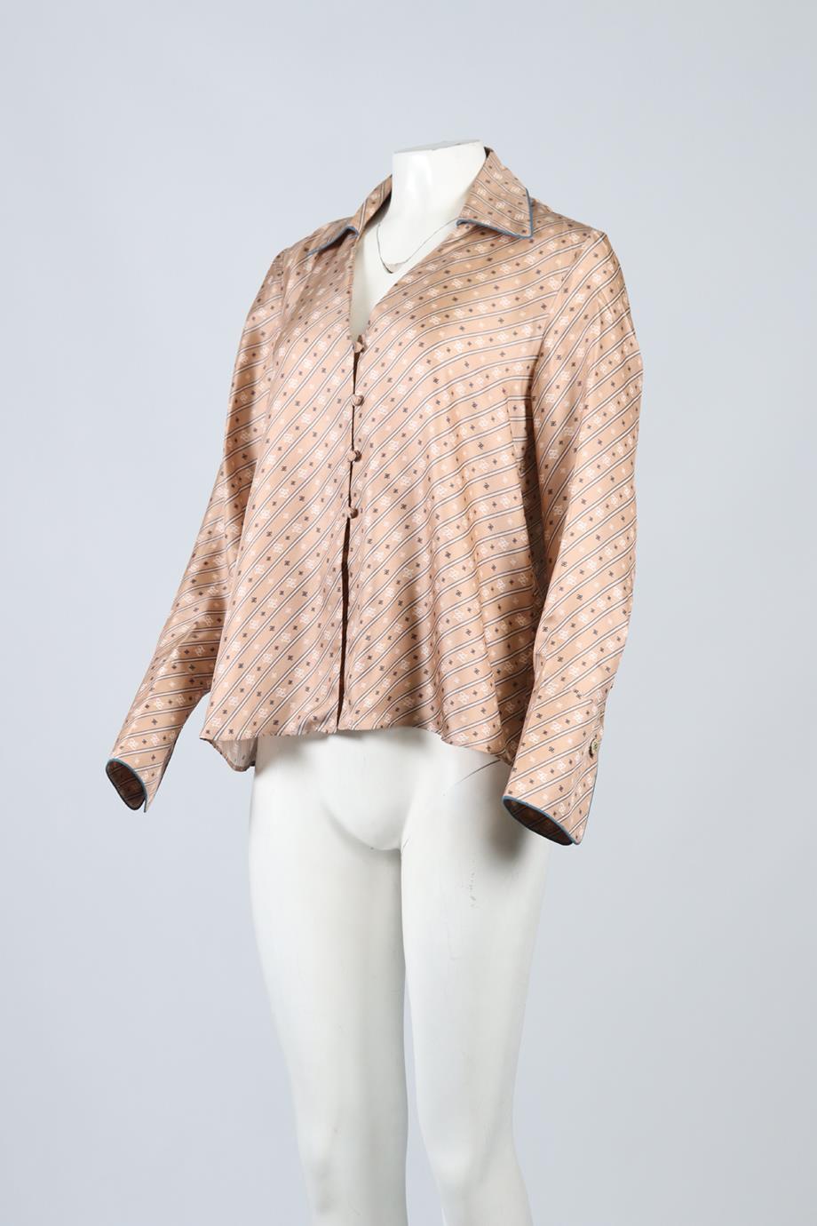 FENDI SILK SHIRT IT 42 UK 10