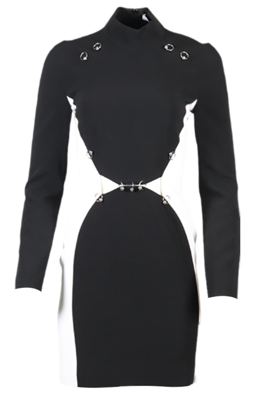 MUGLER CREPE MINI DRESS FR 36 UK 8