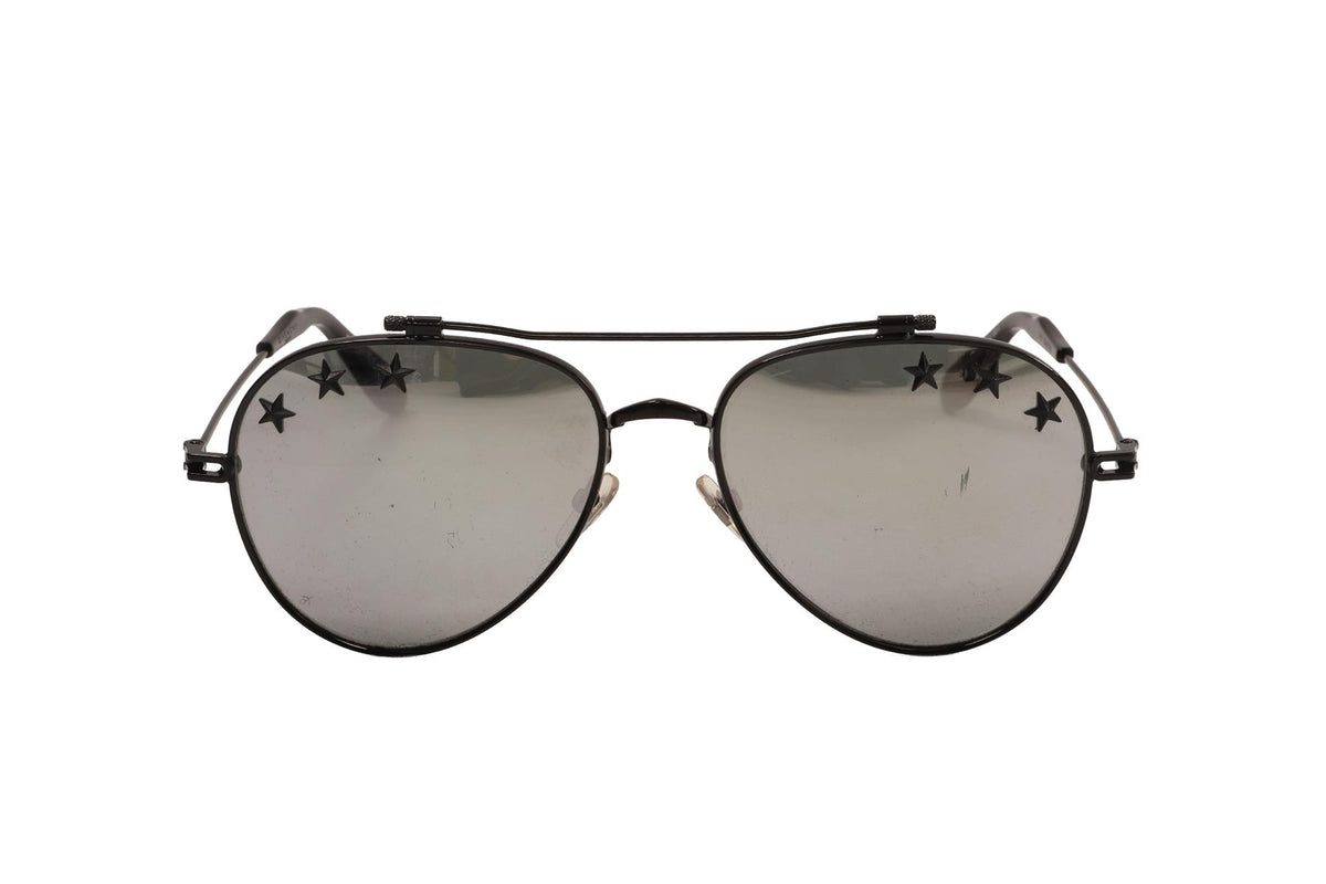 GIVENCHY BLACK METAL FRAME SUNGLASSES