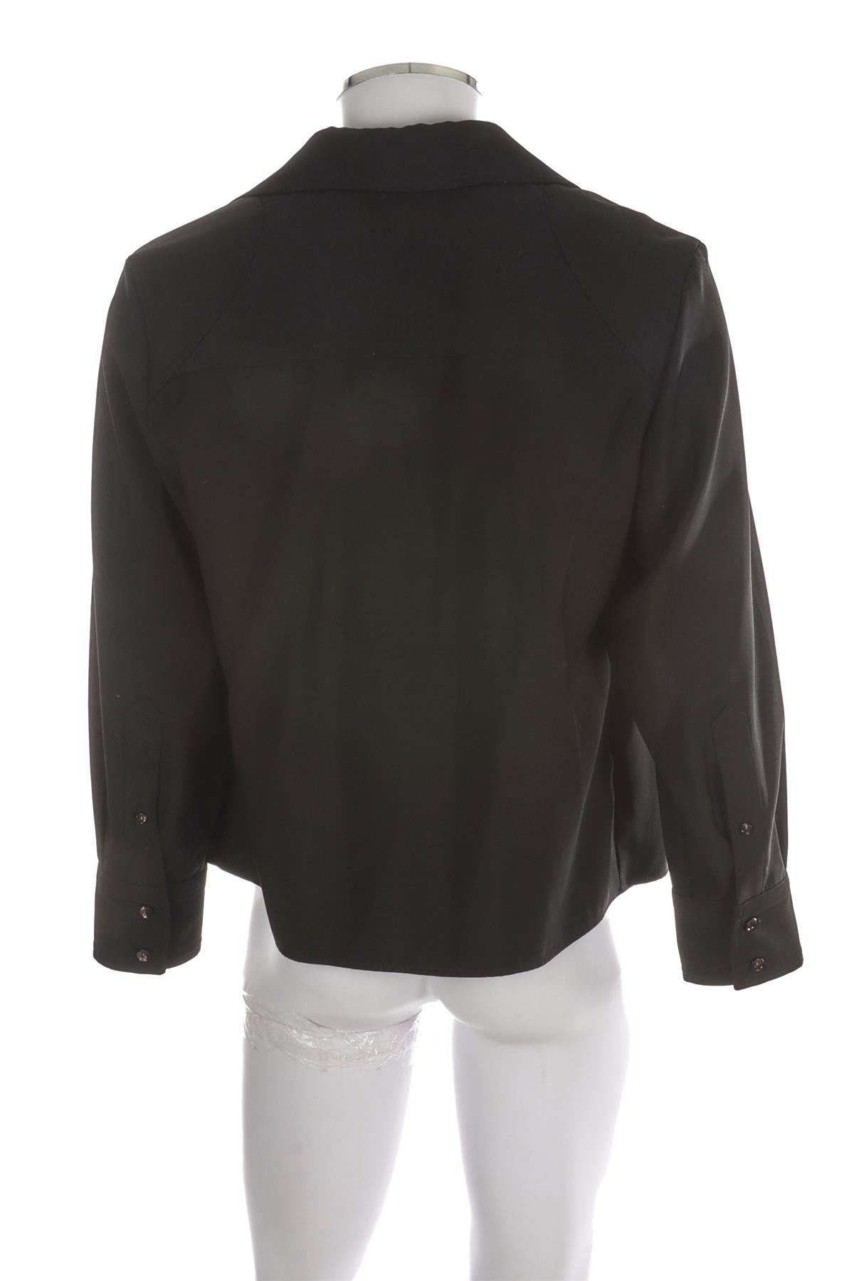 BOTTEGA VENETA BLACK MENS MATCHES WOOL SHIRT SMALL