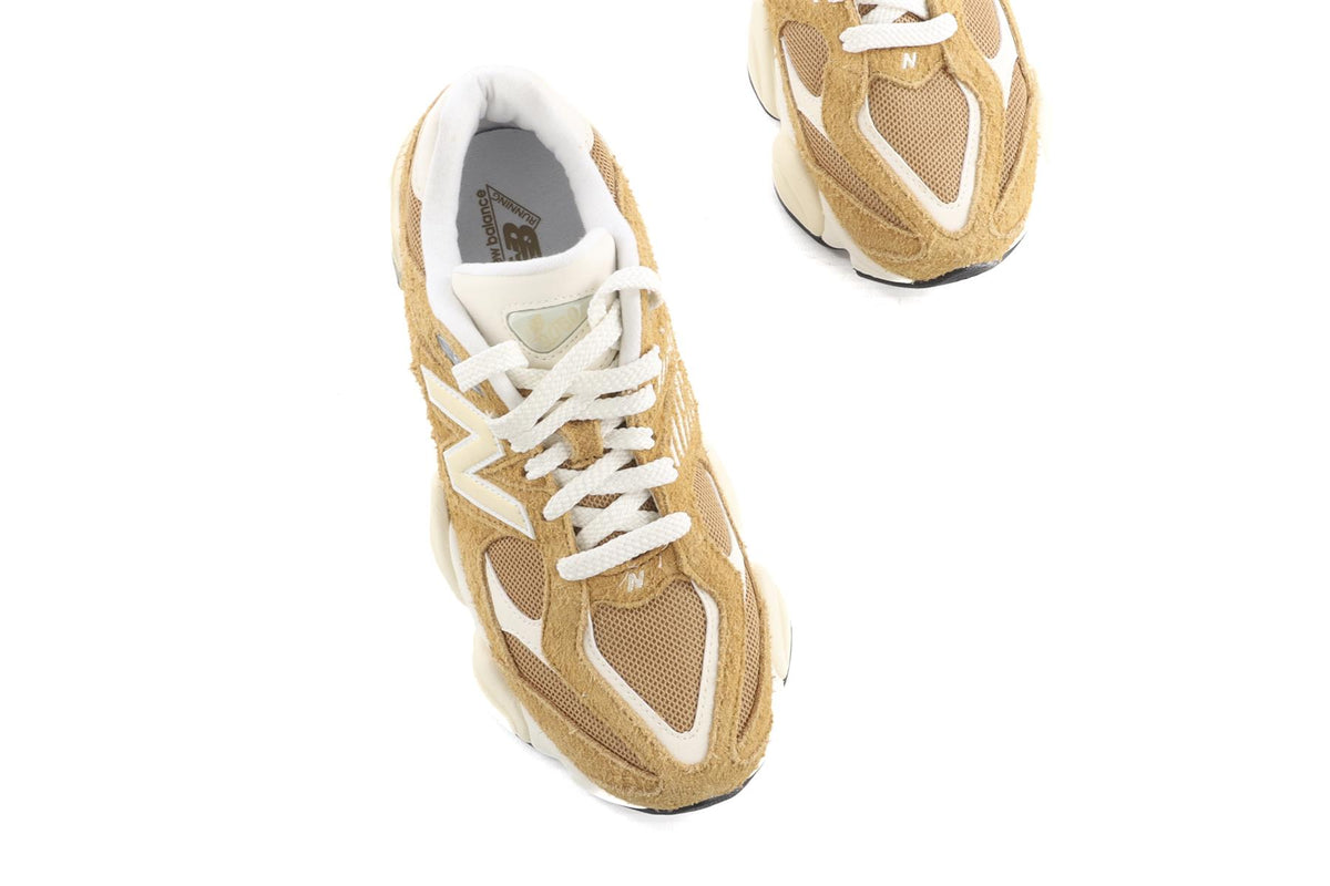 NEW BALANCE TAN 9060 GREAT PLAINS SUEDE AND MESH SNEAKERS EU 38.5 UK 5.5 US 8.5