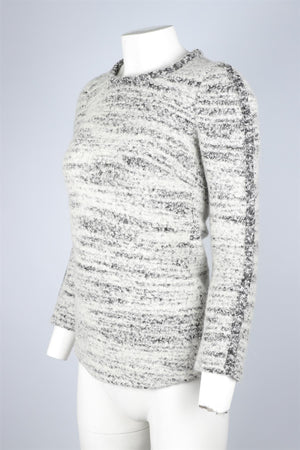 ISABEL MARANT GREY WOOL TOP FR 34 UK 6