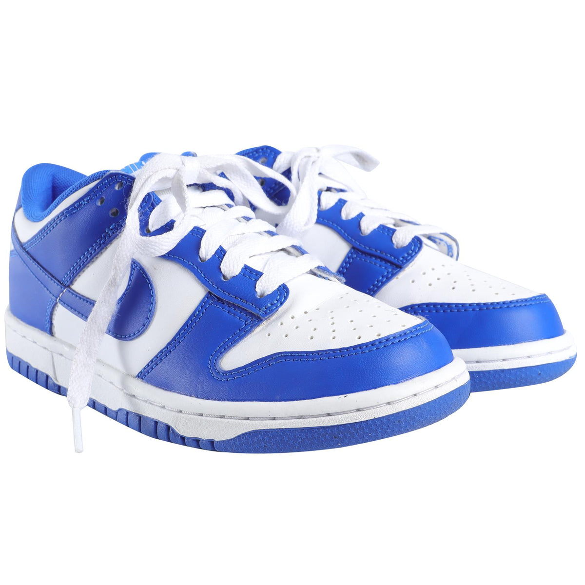 NIKE BLUE KIDS LEATHER SNEAKERS EU 35.5 UK 3 US 3.5