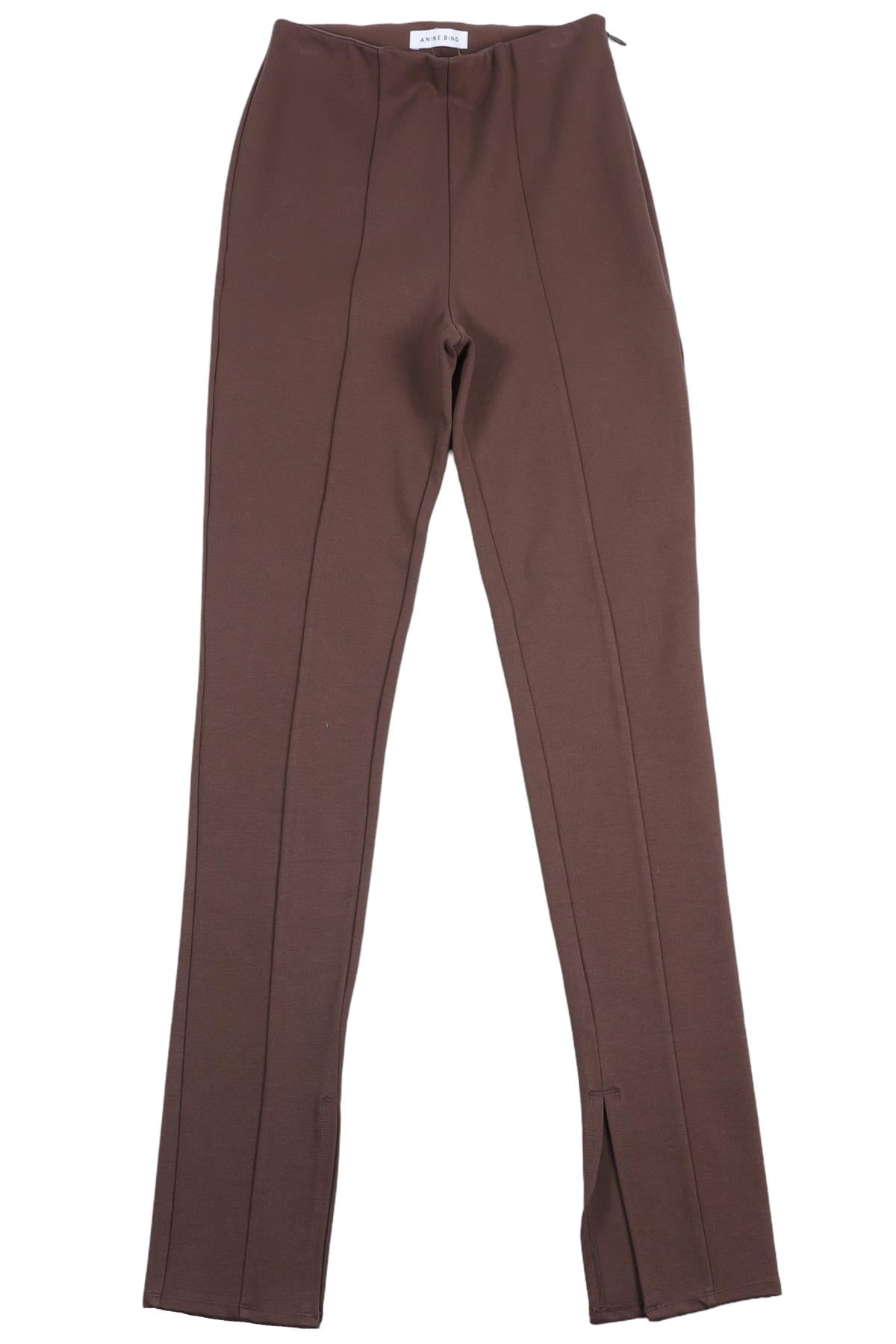 ANINE BING BROWN SKINNY PANTS FR 34 UK 6