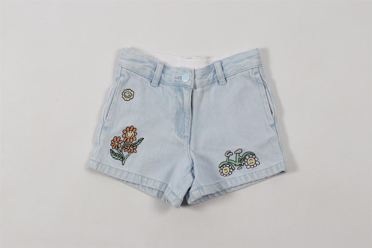 STELLA MCCARTNEY BLUE KIDS GIRLS SHORTS 6 YEARS
