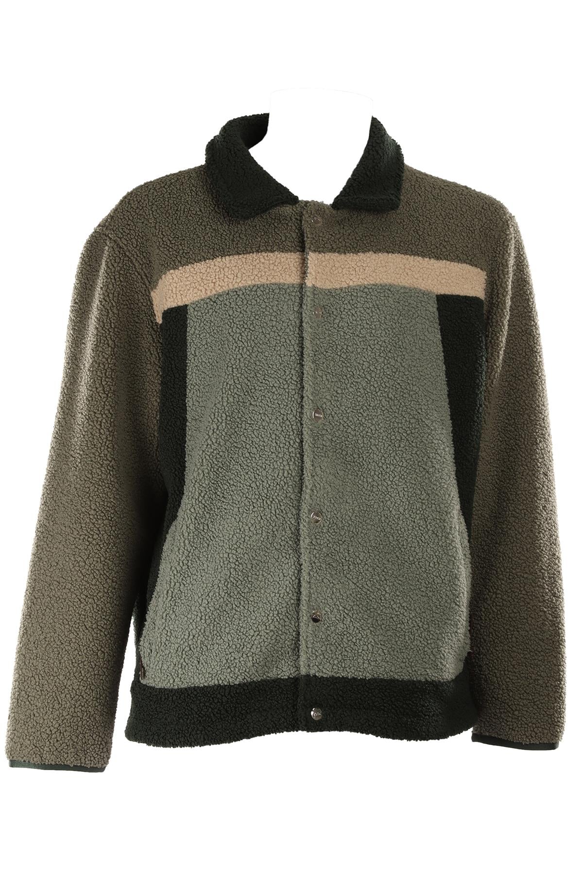 KITH GREEN MEN'S FLEECE JACKET XLARGE
