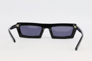 KAREN WALKER RECTANGLE FRAME ACETATE SUNGLASSES