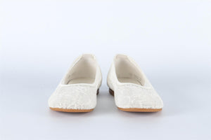 CHRISTIAN DIOR WHITE KIDS GIRLS BALLET FLATS EU 27 UK 9 US 10