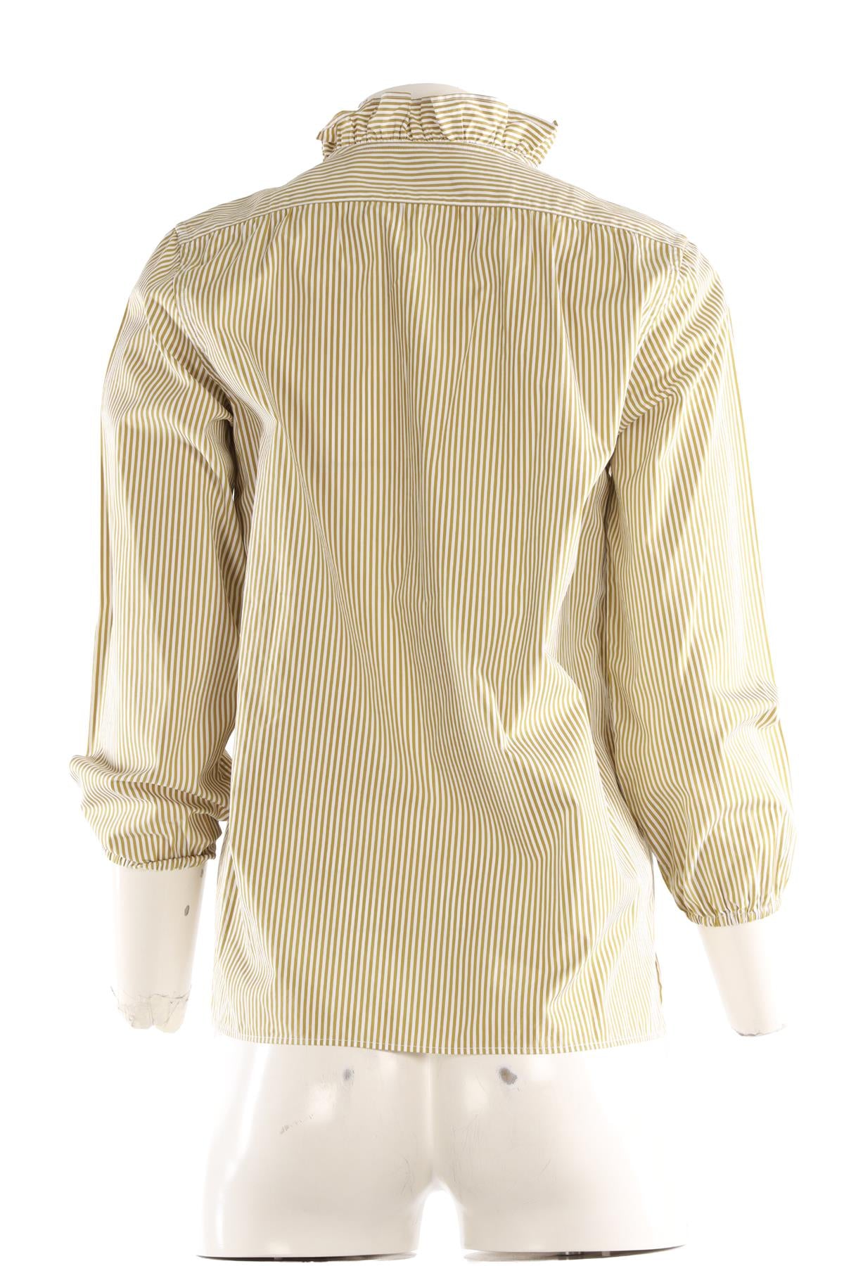 AIMÉ GREEN COTTON SHIRT FR 36 UK 8