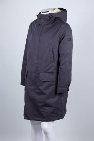 ARMY BY YVES SALOMON NAVY MEN'S COTTON COAT IT 48 UK/US CHEST 38
