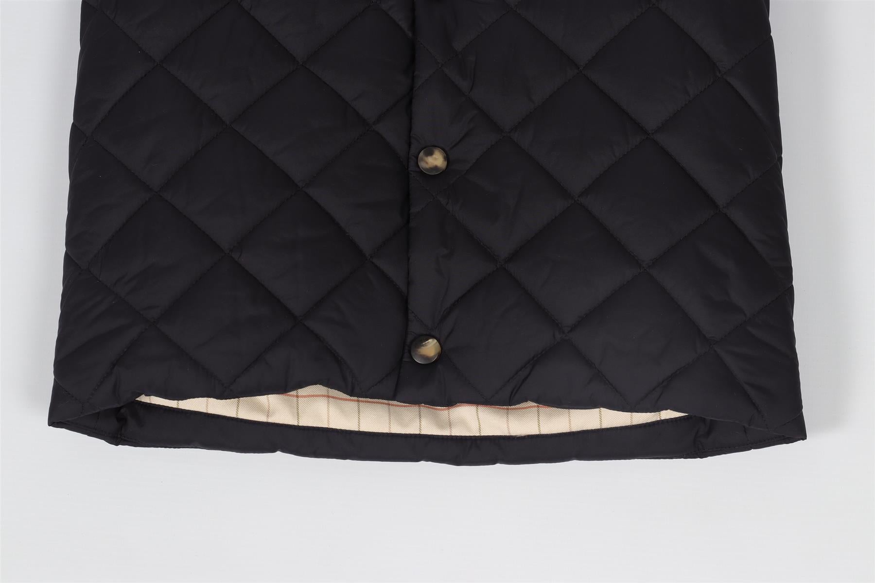 LORO PIANA BLACK KIDS BOYS GILET 8 YEARS