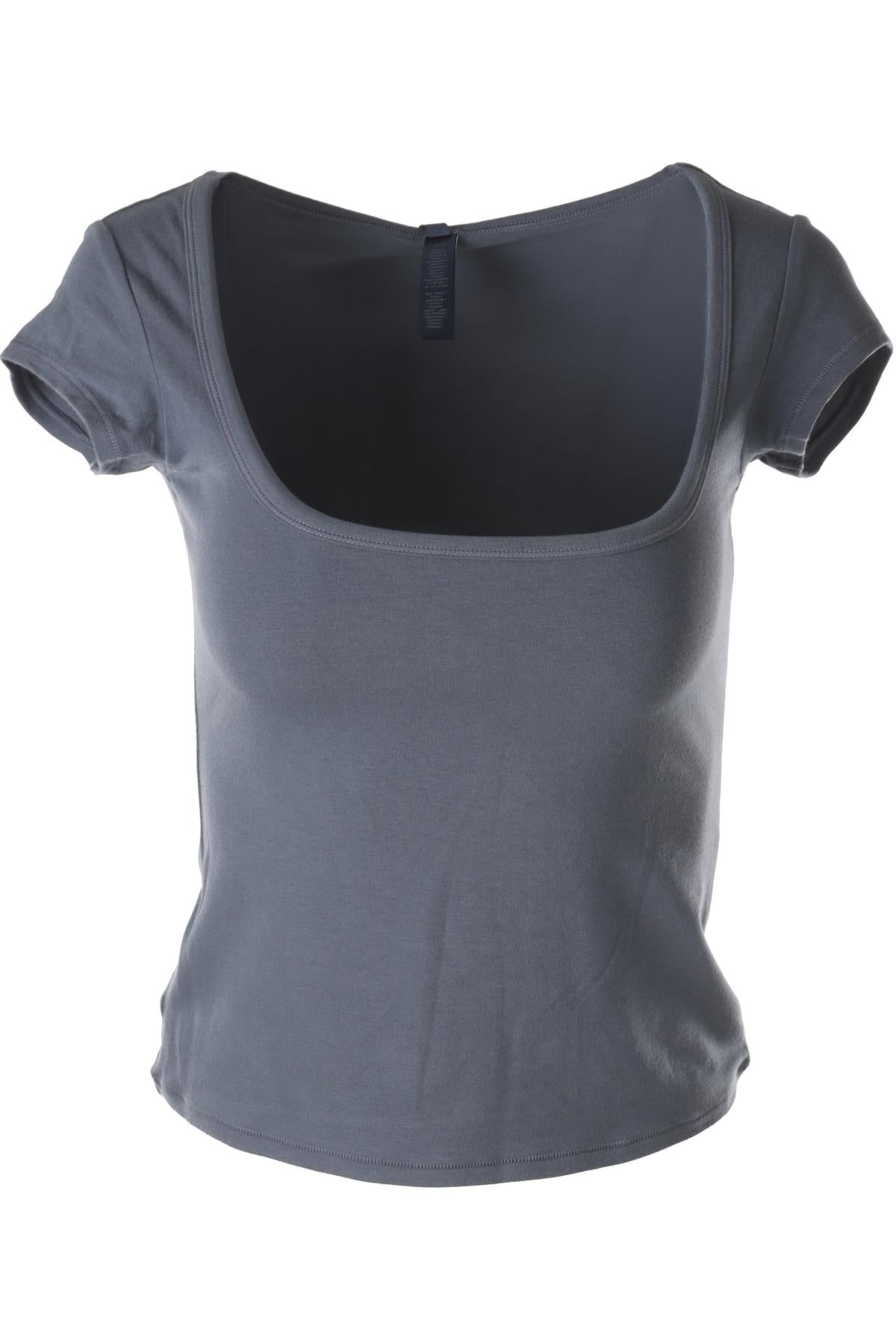 SKIMS BLUE JERSEY TOP SMALL