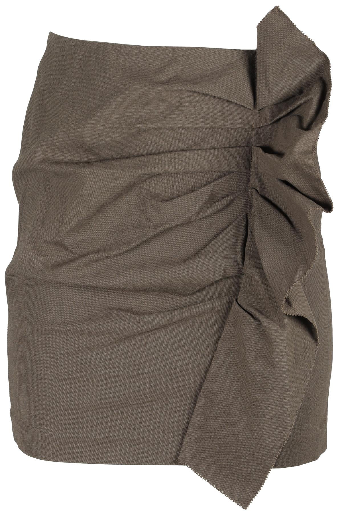 ISABEL MARANT GREEN COTTON MINI SKIRT FR 36 UK 8