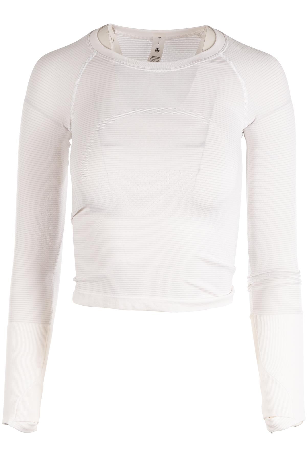 LULULEMON WHITE TOP US 0 UK 4